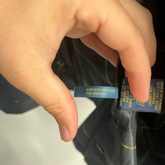 Polo by Ralph Lauren Navy and Brown Performance Jacket - Picture 12 of 12